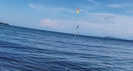 琵琶湖志賀浜小鮎釣り